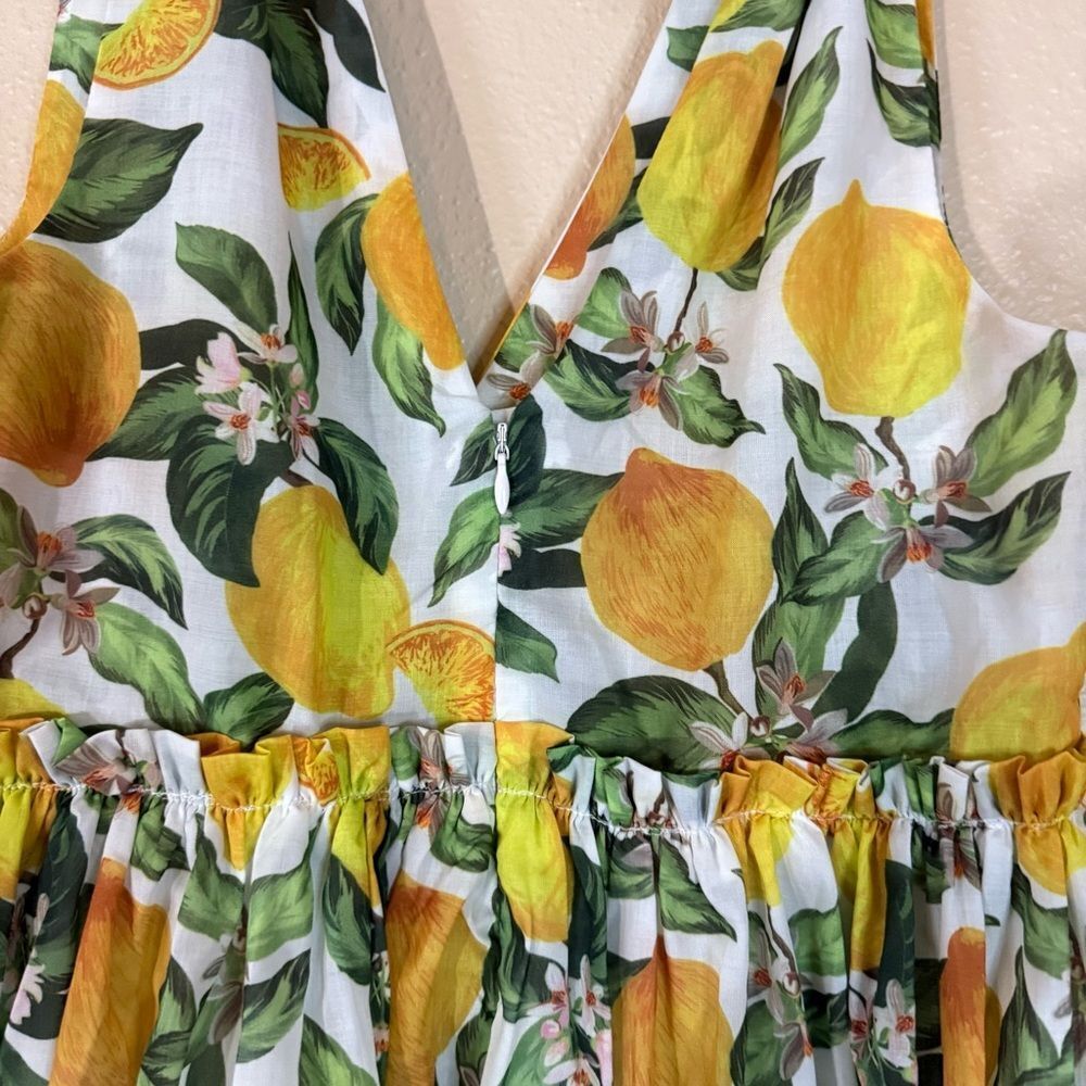English Factory Lemon Print Mini Dress NWT - Picture 7 of 8